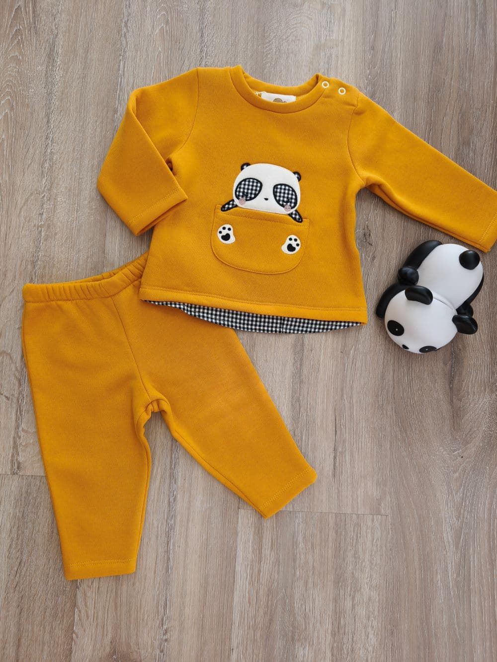 Chándal niño mostaza - Imagen 1