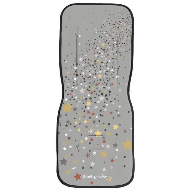 Colchoneta estrellas gris - Imagen 1