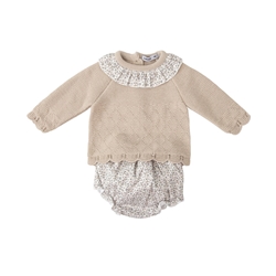 Conjunto 3piezas beige - Imagen 1