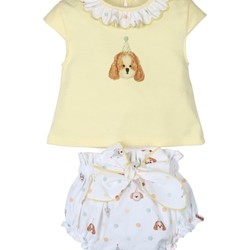 Conjunto amarillo niña - Imagen 1