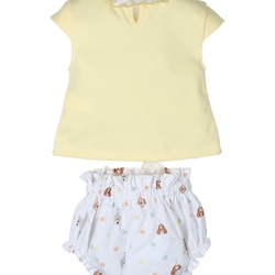 Conjunto amarillo niña - Imagen 2
