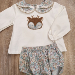 Conjunto ciervo niña - Imagen 1