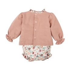 Conjunto en algodón rosa - Imagen 2