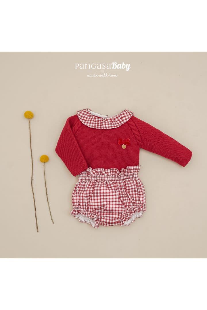 Conjunto  granate niña - Imagen 1
