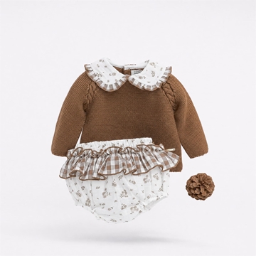 Conjunto niña chocolate - Imagen 1