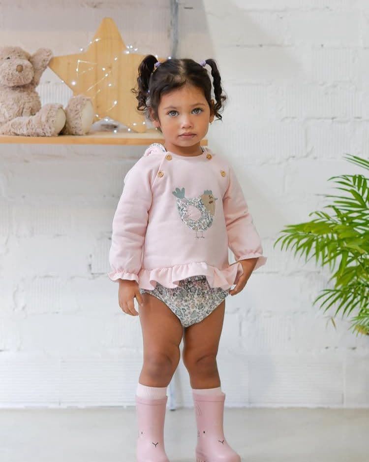 Conjunto niña gallina - Imagen 1