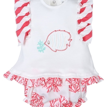 Conjunto niña peces - Imagen 1