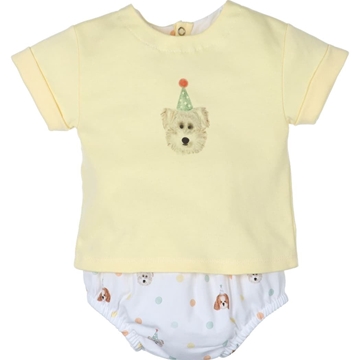 Conjunto perro amarillo - Imagen 1