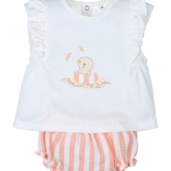 Conjunto rayas niña - Imagen 1