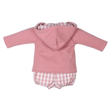 Conjunto rosa capucha - Imagen 2