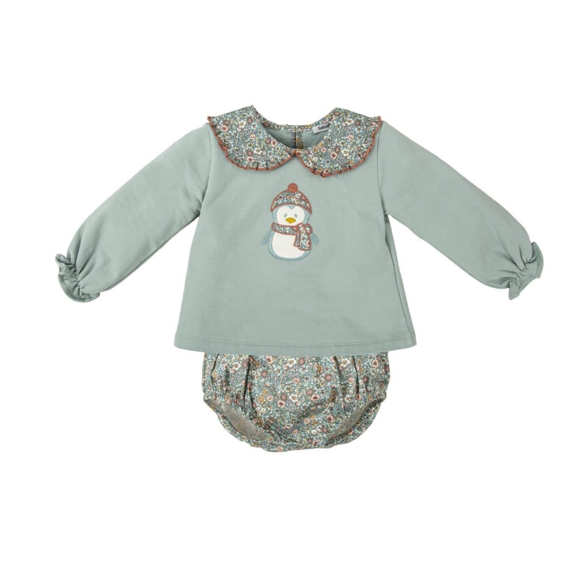Conjunto verde niña - Imagen 1