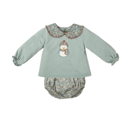 Conjunto verde niña - Imagen 1