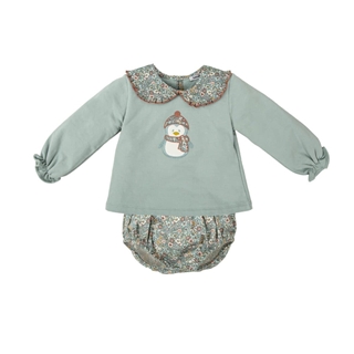 Conjunto verde niña - Imagen 1