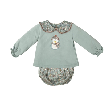 Conjunto verde niña - Imagen 1