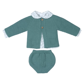 Conjunto verde punto - Imagen 1