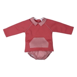 Conjunto vichy teja - Imagen 1