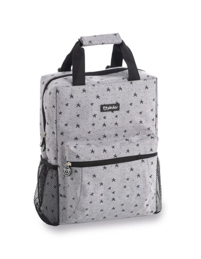 Mochila carro gris - Imagen 1