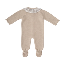 Pelele enterizo punto con capota - Imagen 2