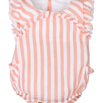 Pelele rayas naranja - Imagen 1