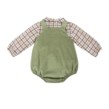 Peto verde con camisa - Imagen 2