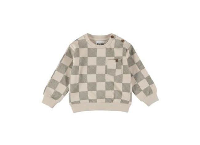 Sudadera cuadros - Imagen 1
