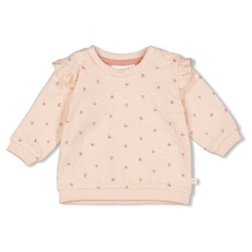 Sudadera flores rosa - Imagen 1