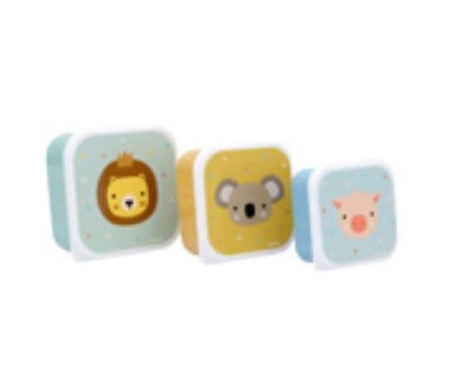 Táper pacck 3 animal friends - Imagen 1