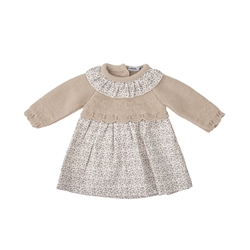 vestido beige - Imagen 1