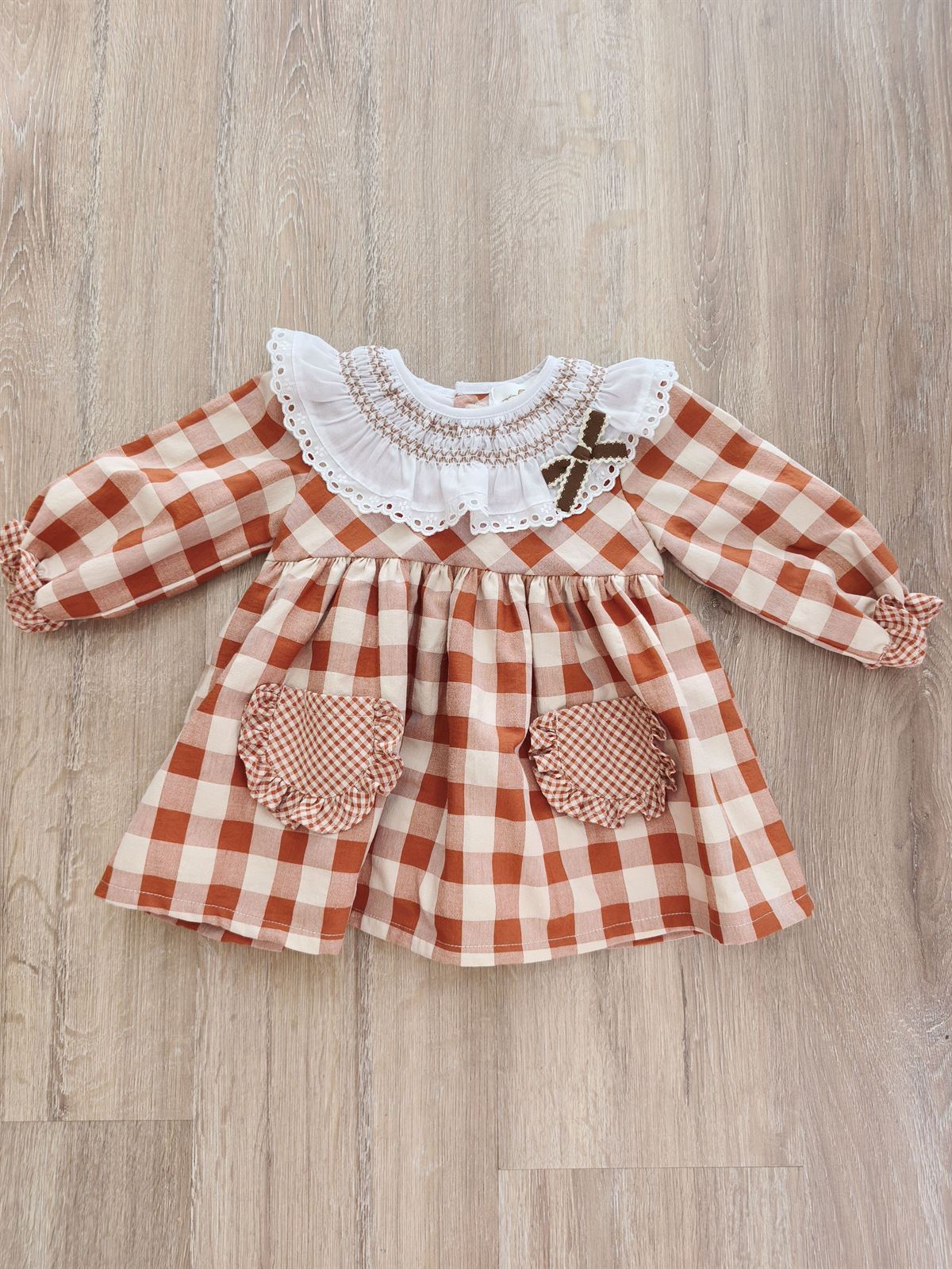 Vestido cuadros - Imagen 1
